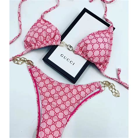 costume femme gucci|women Gucci bikini.